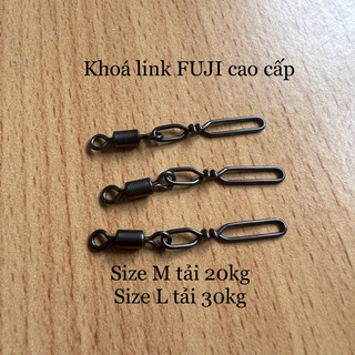 Khoá link FUJI lọt khoen cao cấp chuyên câu lure vỉ 3 cái