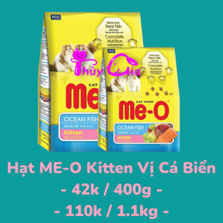Thức ăn cho mèo con hạt me-o kitten vị cá biển