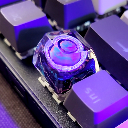 Galaxy keycap , nút bàn phím cơ các hành tinh , keycap artisan