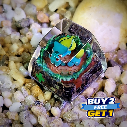 Bulbasaur keycap , nút bàn phím cơ pokemon bulbasaur , pokemon keycap , anime keycap