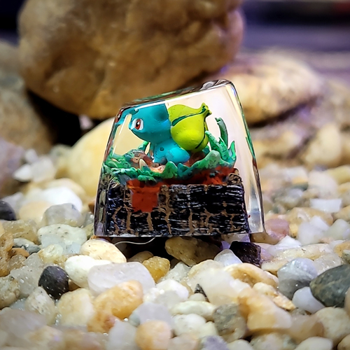 Bulbasaur keycap , nút bàn phím cơ pokemon bulbasaur , pokemon keycap , anime keycap