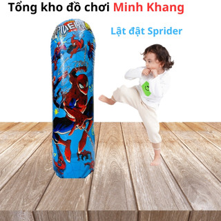 Lật đật bơm hơi - boxing lật đật đấm bốc sprider man, siêu bền đẹp