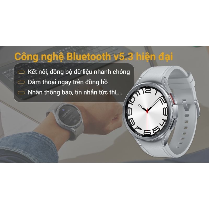 Đồng hồ thông minh Samsung Galaxy Watch 6 Classic - Hàng chính hãng