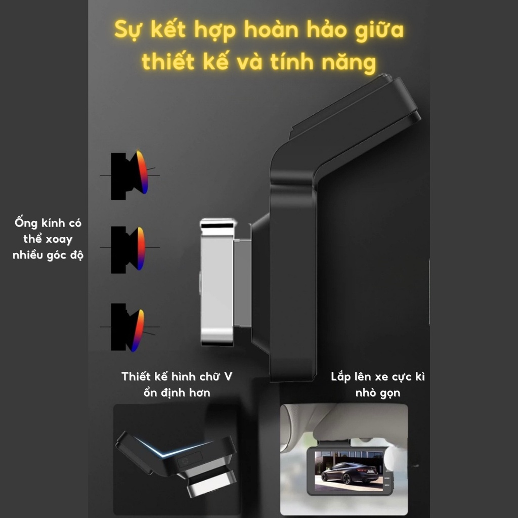 Camera hành trình ô tô K4 XETABON, màn hình cơ HD, quay đêm rõ nét, chống rung tự động Bảo Hành 12 Tháng | BigBuy360 - bigbuy360.vn