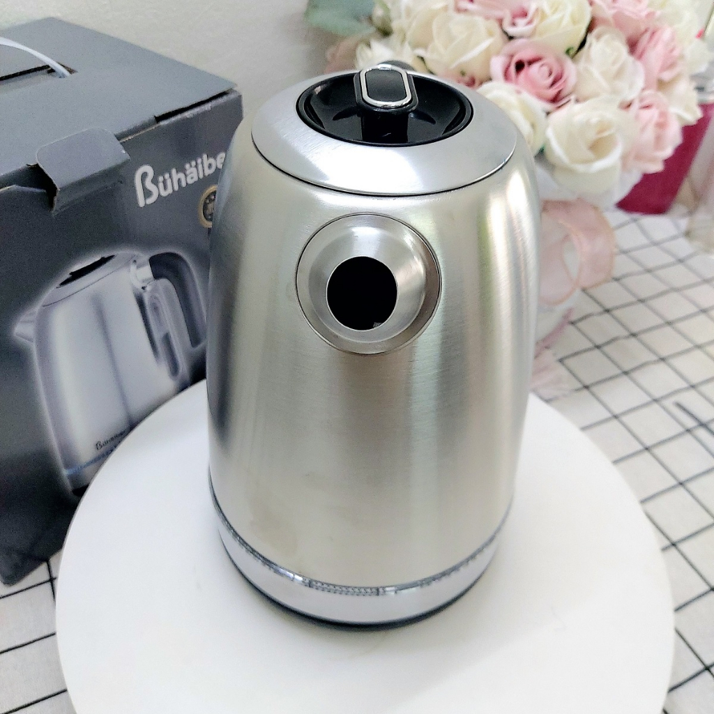 Ấm Siêu Tốc Inox Thế Hệ Mới Bühäiber 1.7L BHB0223 - Hàng Chính Hãng Bảo hành 12 Tháng