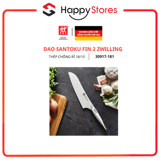 Dao Santoku FIN 2 ZWILLING 30917-181 chuẩn nội địa Đức