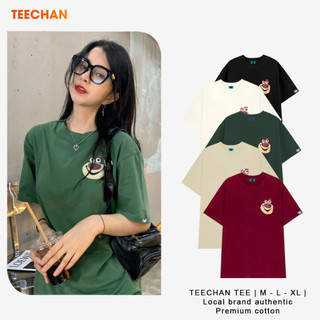 Áo Thun Unisex TN313-TN312-TN315 Form Rộng Nam Nữ Phông Tay Lỡ Basic GẤU TEECHAN Cotton Thoáng Mát Ullzang