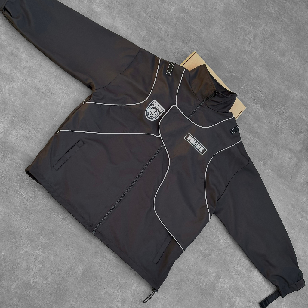 Áo khoác chất dù gió jacket local brand nam big size chính hãng phản quang unisex Pandax polime anti racing bomber