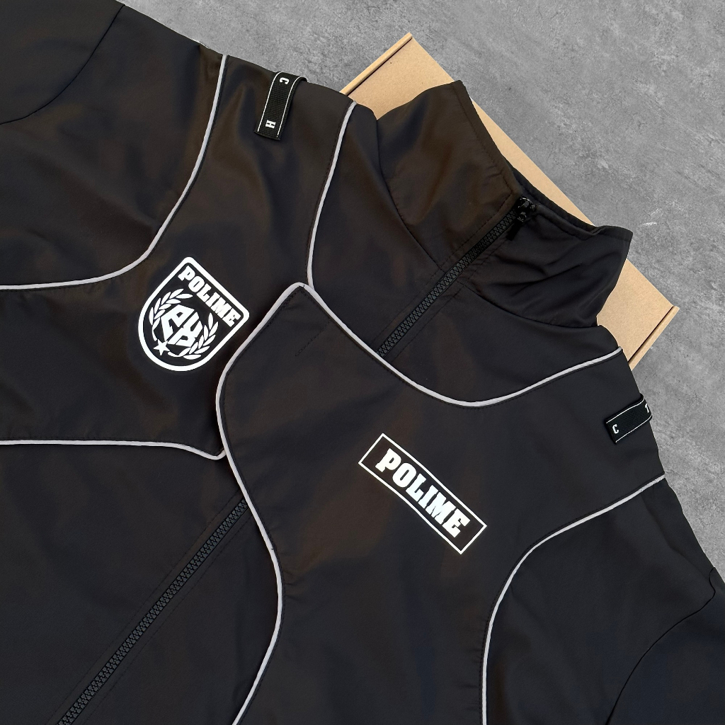 Áo khoác chất dù gió jacket local brand nam big size chính hãng phản quang unisex Pandax polime anti racing bomber