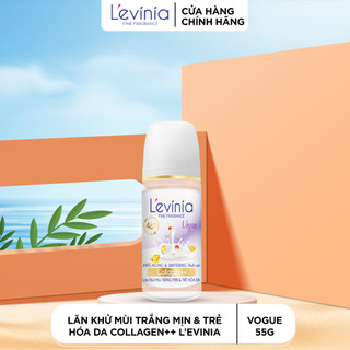 Lăn Khử Mùi Trắng Mịn & Trẻ Hóa Da Collagen++ VOGUE L'evinia 55g