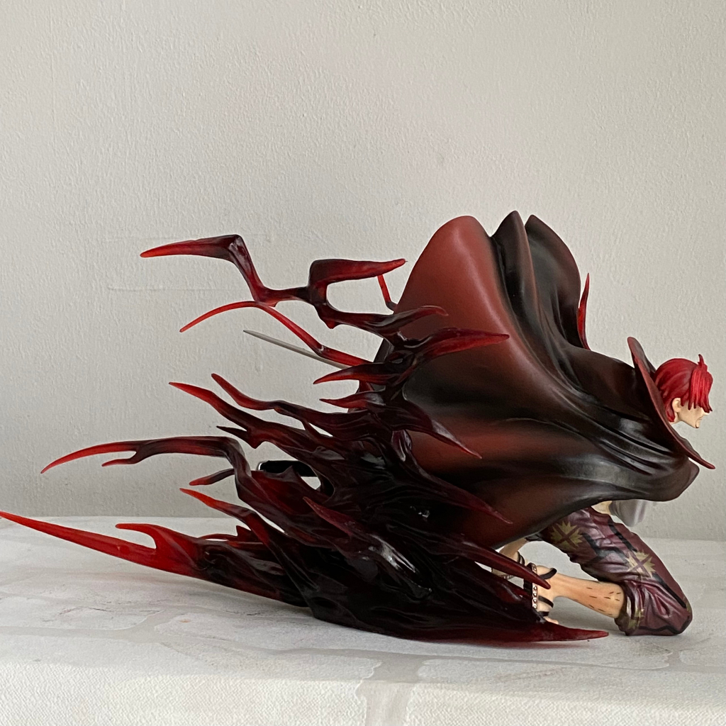 Mô hình nhân vật Shanks tóc đỏ IU StudioF1 cực nét - Mô hình Shanks chiến đấu cao 17Cm - One piece figure