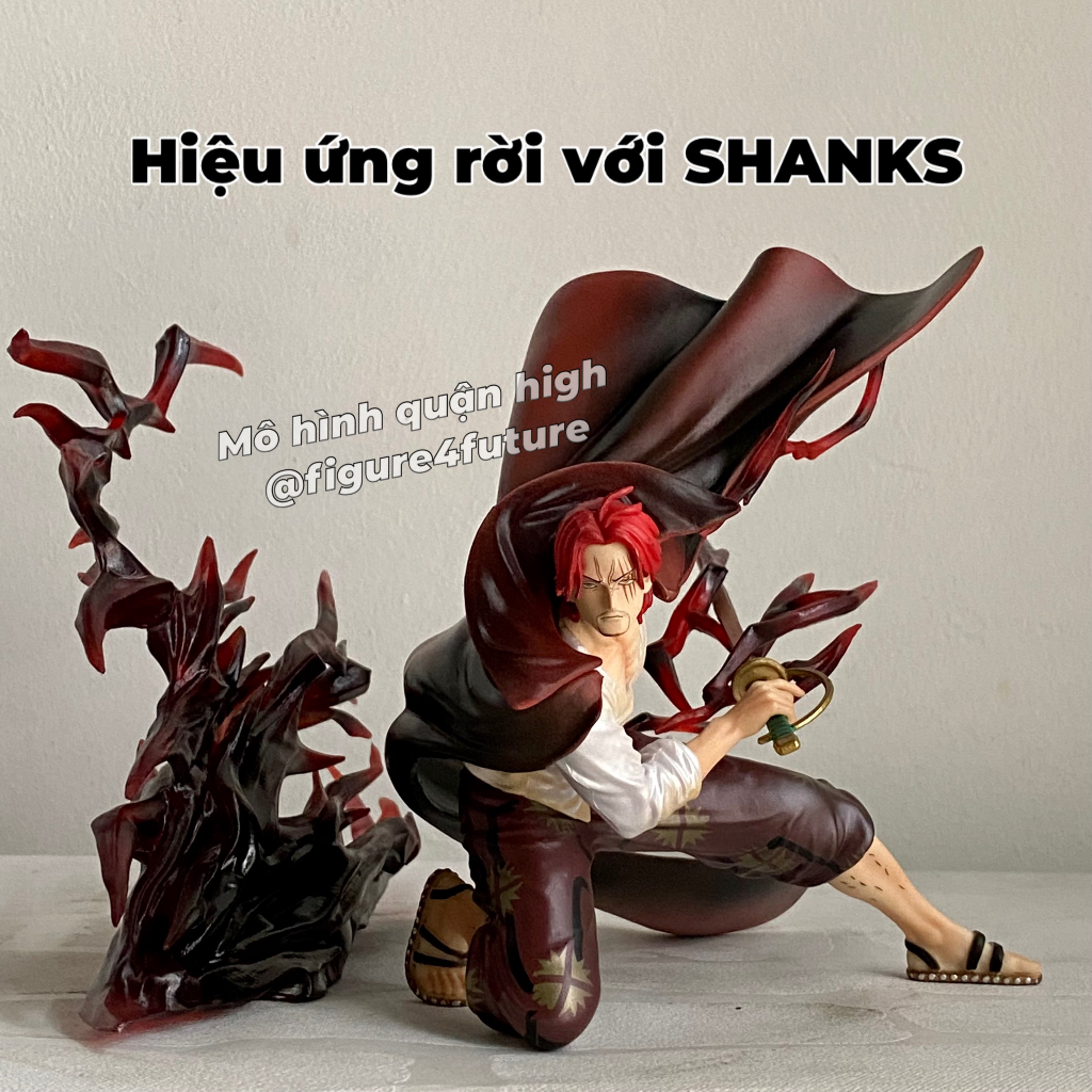 Mô hình nhân vật Shanks tóc đỏ IU StudioF1 cực nét - Mô hình Shanks chiến đấu cao 17Cm - One piece figure