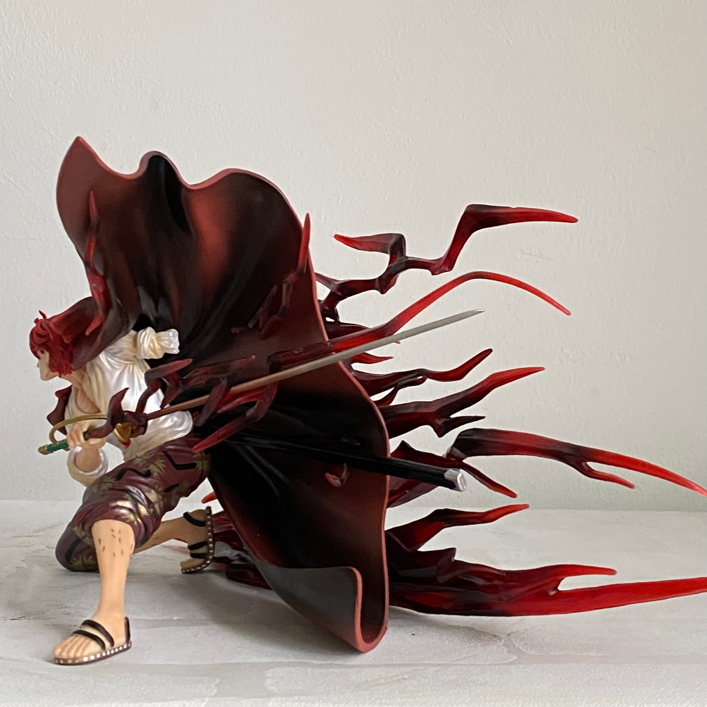 Mô hình nhân vật Shanks tóc đỏ IU StudioF1 cực nét - Mô hình Shanks chiến đấu cao 17Cm - One piece figure