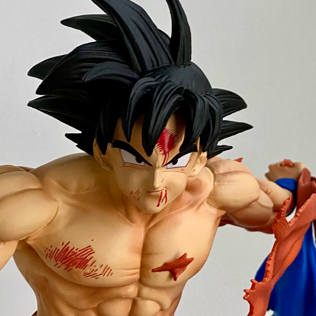 Mô hình nhân vật Son Goku xé áo cao 33CM - mô hình Goku vs Vegeta - Goku Real creation studio F1 Dragonball fig