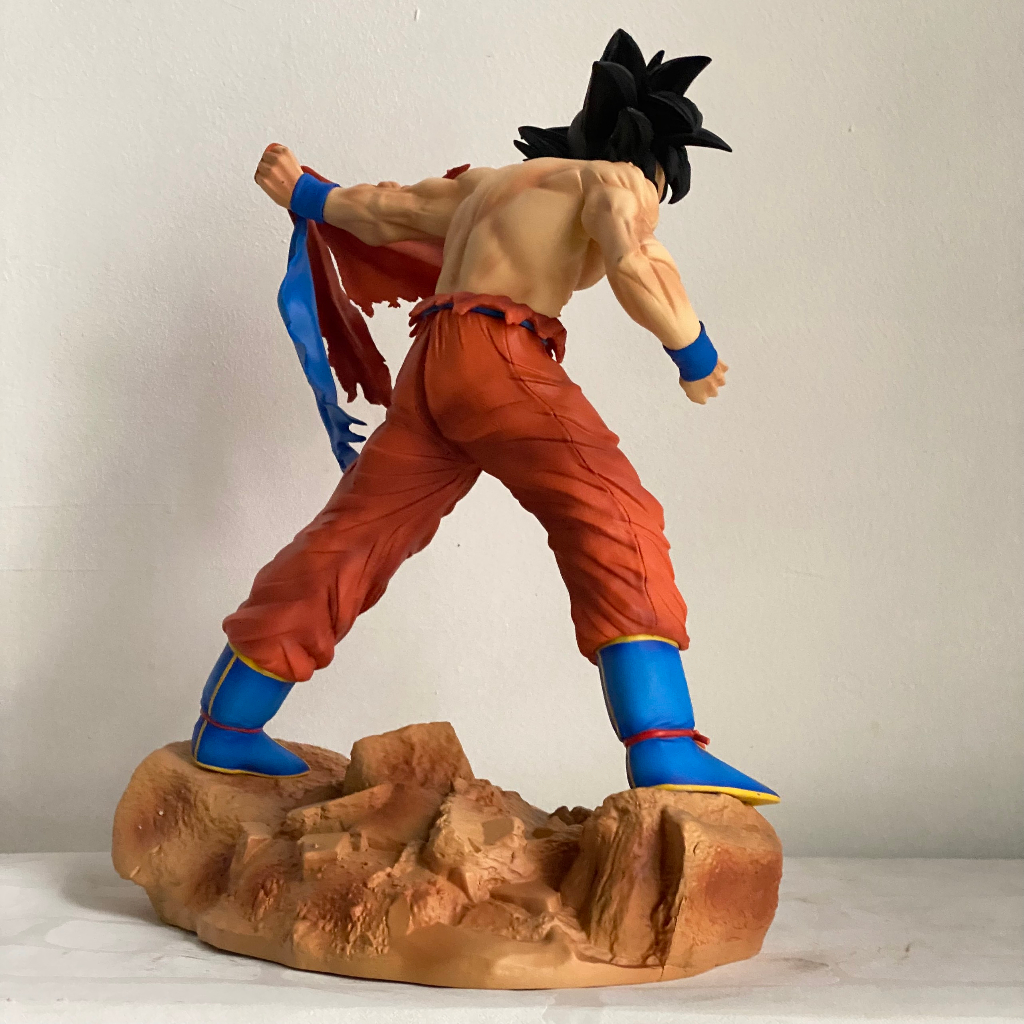 Mô hình nhân vật Son Goku xé áo cao 33CM - mô hình Goku vs Vegeta - Goku Real creation studio F1 Dragonball fig