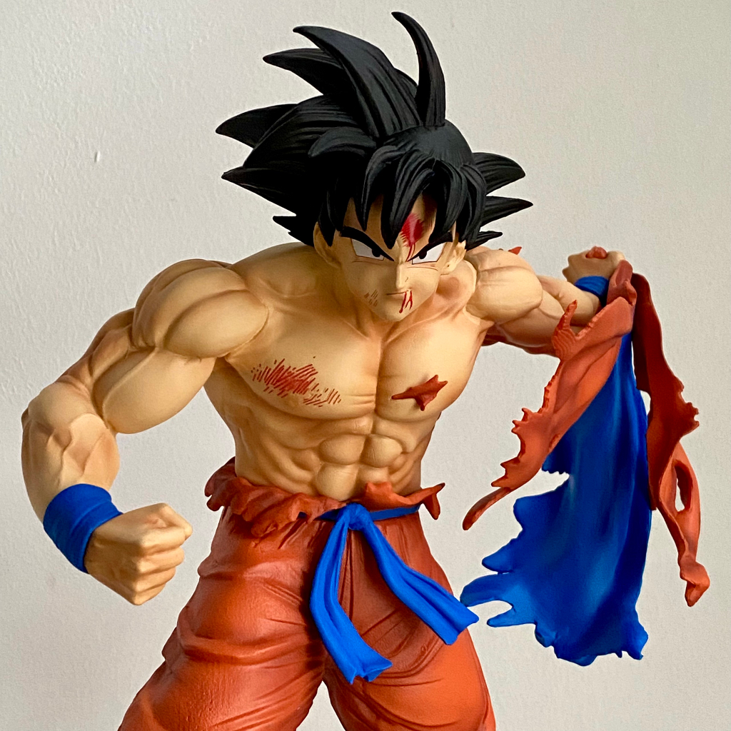 Mô hình nhân vật Son Goku xé áo cao 33CM - mô hình Goku vs Vegeta - Goku Real creation studio F1 Dragonball fig