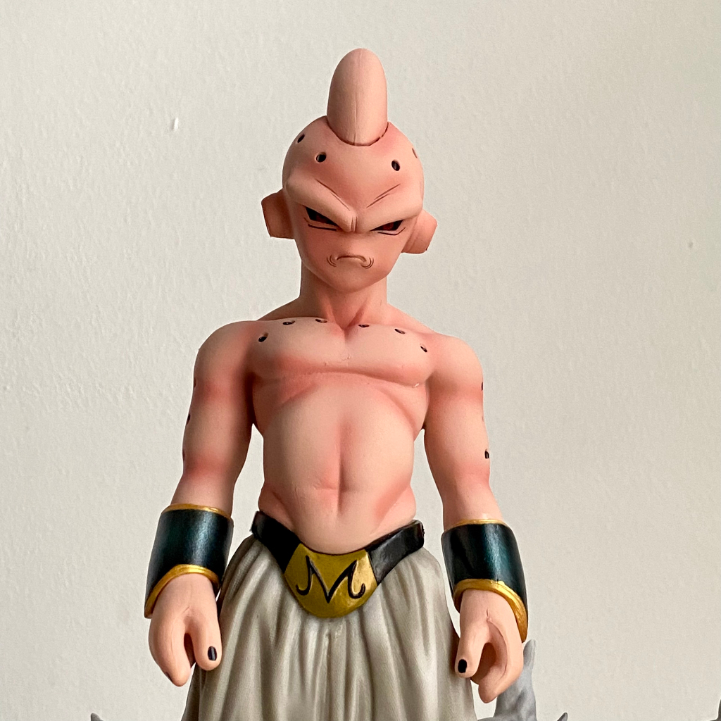 Mô hình Majin Buu cực chất cao 30CM - Mô hình kid buu đứng trên super buu - Kid Buu figure classF1 - Dragonball