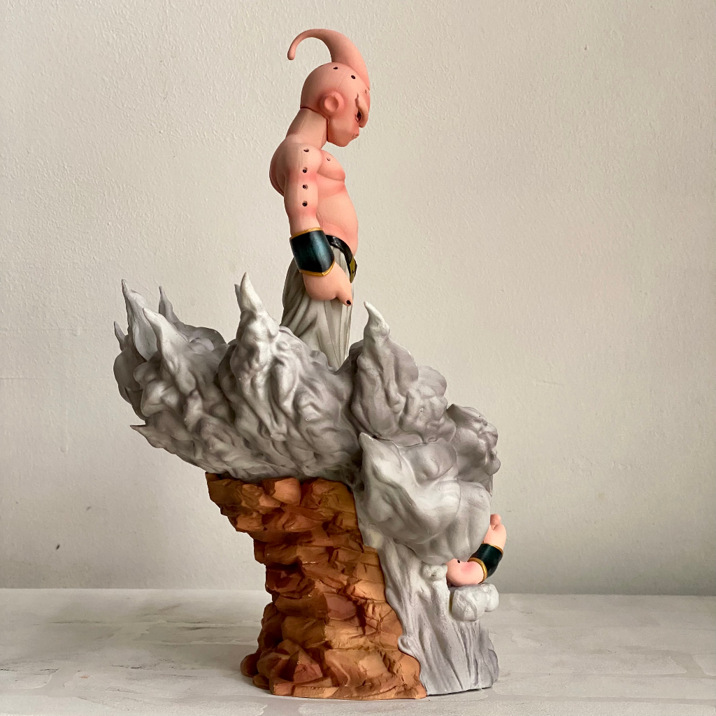 Mô hình Majin Buu cực chất cao 30CM - Mô hình kid buu đứng trên super buu - Kid Buu figure classF1 - Dragonball