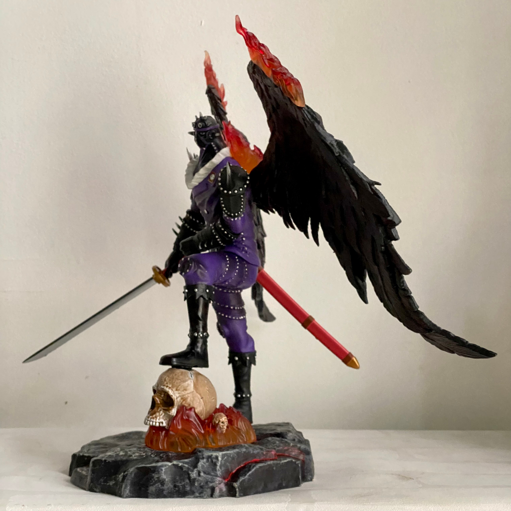 Mô hình nhân vật King Hỏa hoạn trong băng Kaido - Mô hình King cao 33cm có 2 đầu thay thế - One piece figure