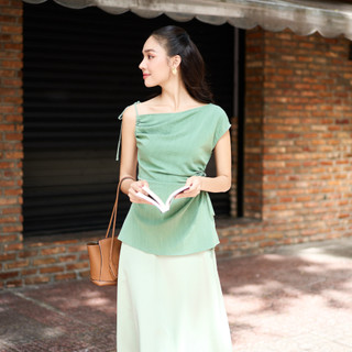MAYBI Chân váy A cotton lạnh