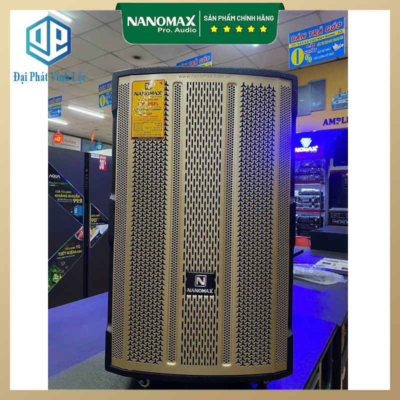 Loa Kéo Nanomax SK-15F3 Bass 40cm 680w Karaoke Bluetooth Công Suất 680w Tặng Kèm Cặp Micro Hát Karaoke