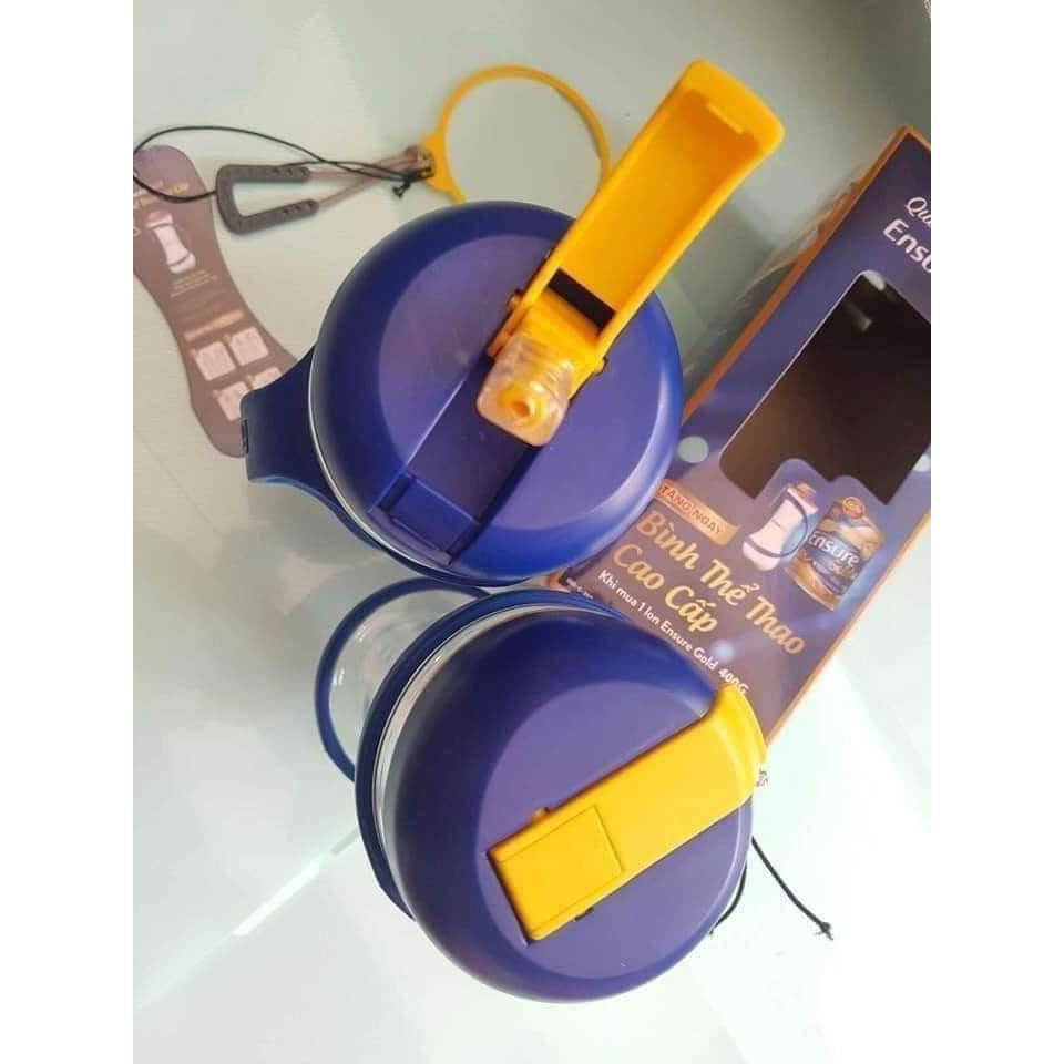 Bình nước thể thao cao cấp 600ml. Quà tặng Ensure