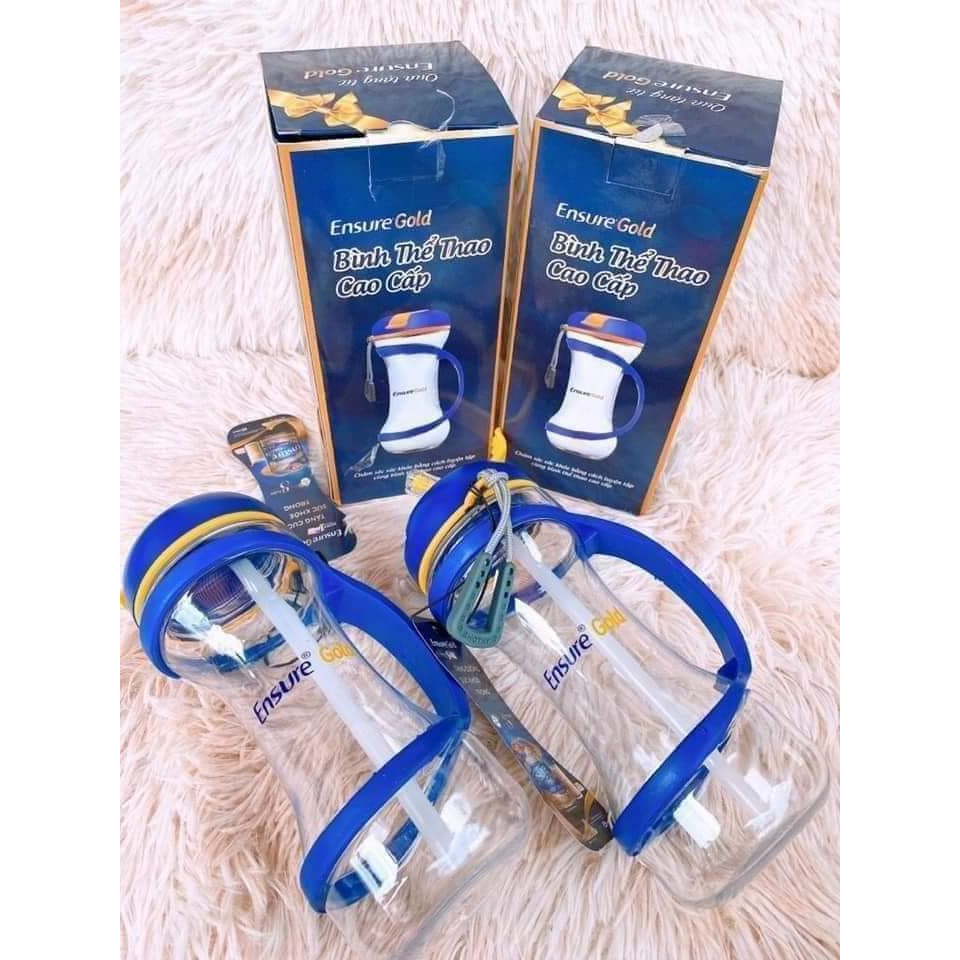 Bình nước thể thao cao cấp 600ml. Quà tặng Ensure