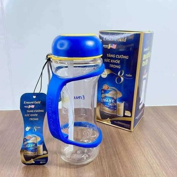 Bình nước thể thao cao cấp 600ml. Quà tặng Ensure