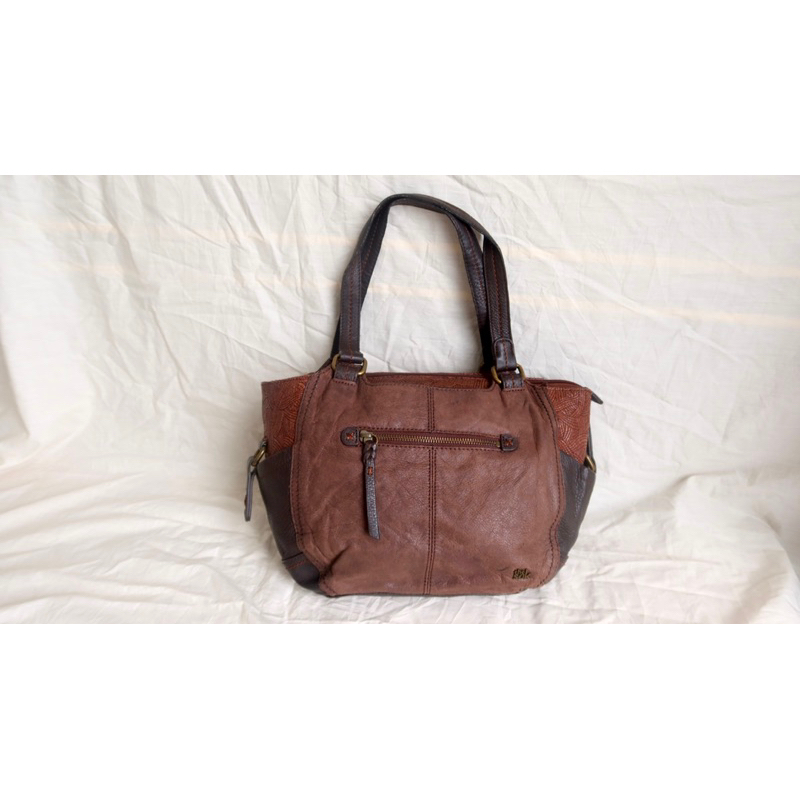 Túi da thật vintage The Sak Mỹ màu nâu - secondhand