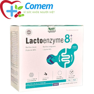 Lactoenzyme 8+ kích thích ăn ngon cho bé( mẫu mới) 30 gói