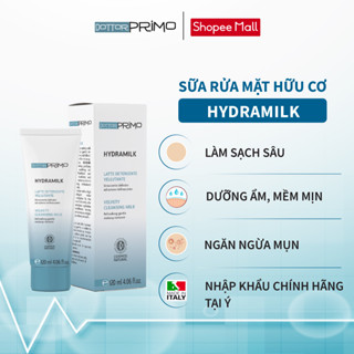 Sữa Rửa Mặt Hữu Cơ Cho Da Nhạy Cảm DottorPrimo Hydramilk - Công Nghệ Làm Sạch Sâu 2 in 1 120ml