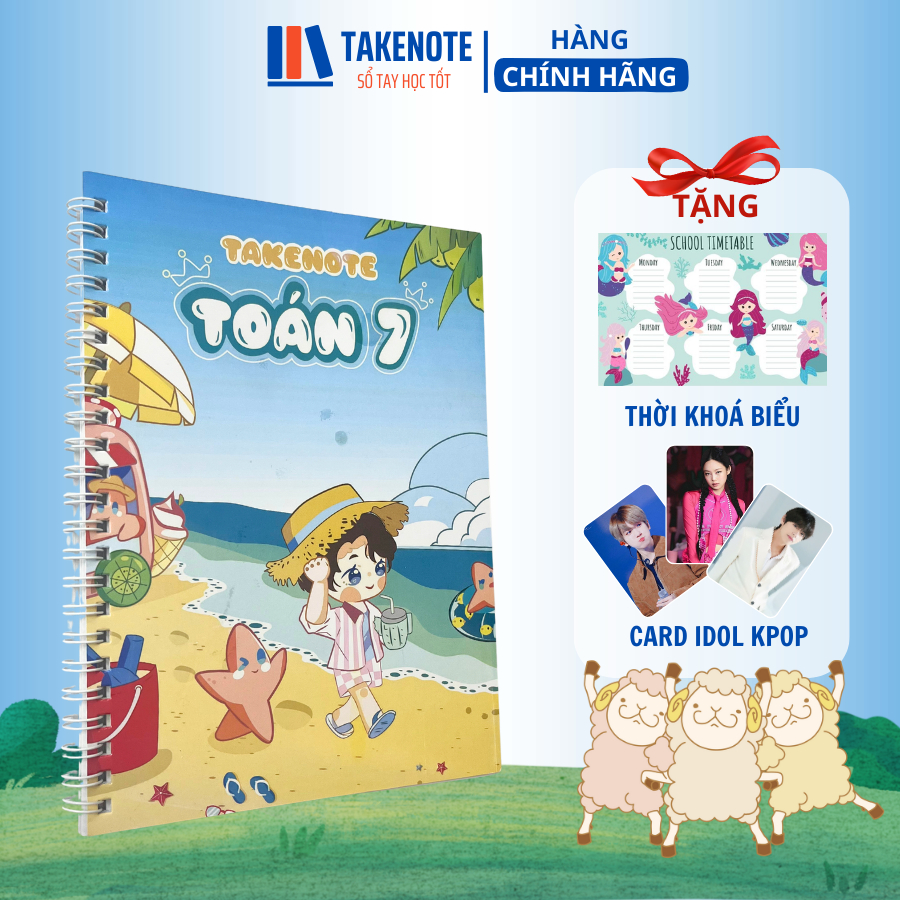 Sổ Tay Takenote Toán Lớp 7 - Khổ giấy A5