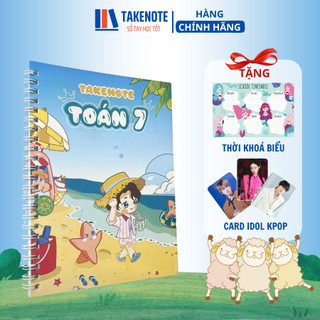 Sổ tay takenote toán lớp 7 - khổ giấy a5