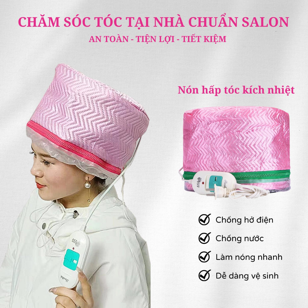 Mũ hấp tóc ủ tóc/ nón kích nhiệt cá nhân tại nhà  -