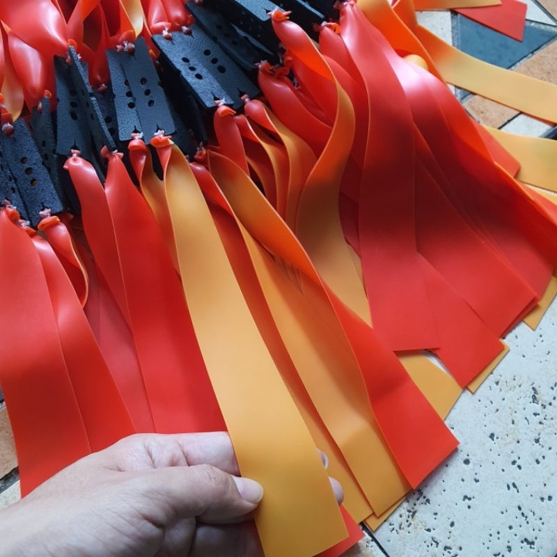 Thun víp 10 latex màu trắng1.2mm bản 40-20-220cm dành chế đồ vật yêu thích