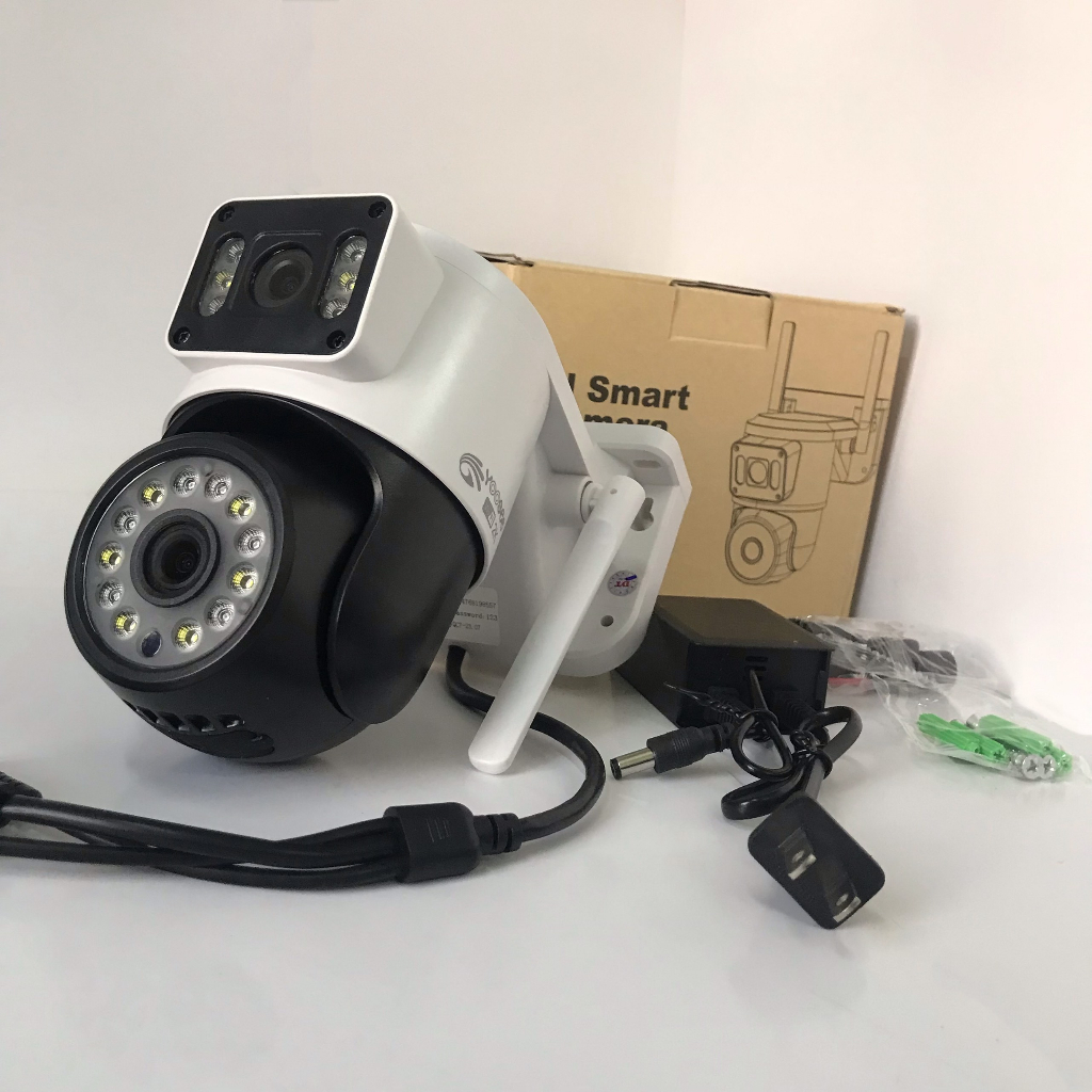 Camera WiFi Yoosee 2 Mắt Ngoài Trời Thông Minh Chống Nước IP66, Siêu Nét Góc Rộng - Ban Đêm Có Màu