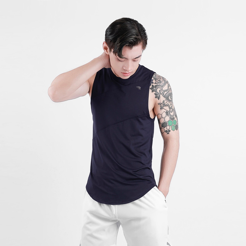 Áo Tanktop Ba Lỗ Sát Nách Thể Thao Nam In Logo REETA,Chuyên Chạy Bộ,Tập Gym Thể Thao Siêu Thoáng Mát - A2009