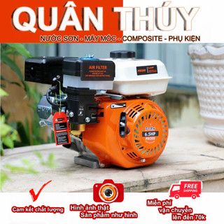 Máy nổ - động cơ xăng 6.5hp pona - chính hãng - cốt ngay 196cc