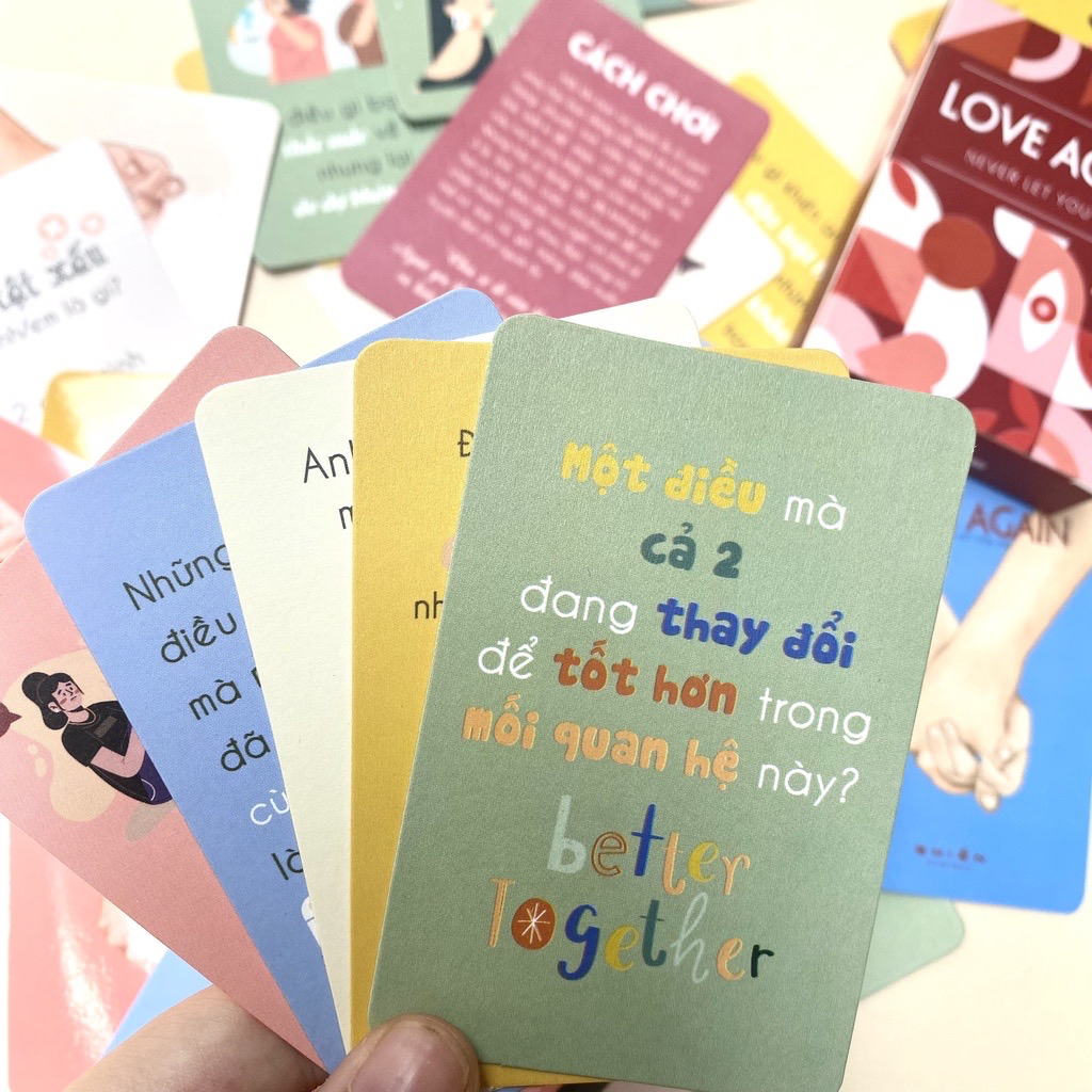Combo Thẻ Tình Yêu "Horny - Love Again" - Drinking Game cặp đôi hâm nóng tình cảm làm lành chữa tình | Ghiền Mystery