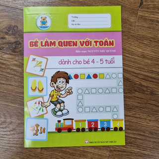 Sách - bé làm quen với toán - dành cho bé 4 - 5 tuổi
