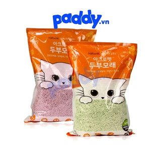 Cát Vệ Sinh Acro Pet Tofu Đậu Nành Hữu Cơ Cho Mèo 5L