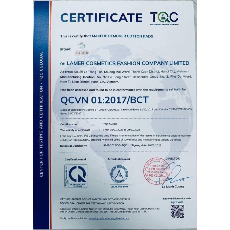 BÔNG TẨY TRANG LAMER/ ETUDE HOUSE MULTIPURPOSE COTTON PADS 201 miếng