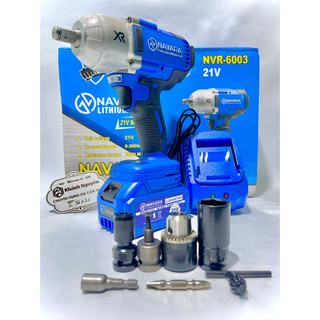 Máy siết bulong pin 10 CELL Navara 6003 Động cơ bền bỉ mạnh mẽ , máy siết ốc, máy vặn ốc, siết bulong pin