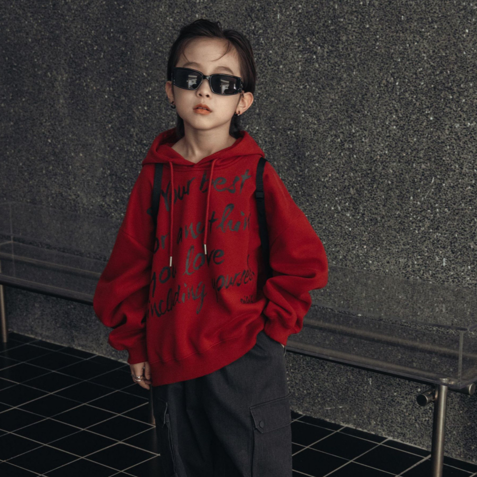 Áo hoodie bé trai chữ DO A379 size 90-140, quần áo trẻ em thu đông cao cấp