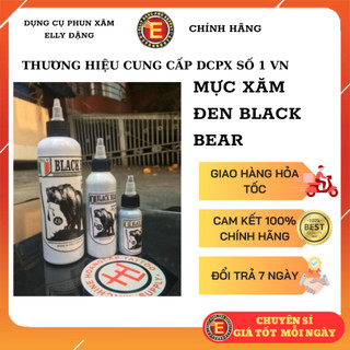 Mực đen tattoo | Black bear | chất lượng cao, mưc gấu, Mực xăm đen BLACK BEAR chính hãng từ Mỹ (USA)