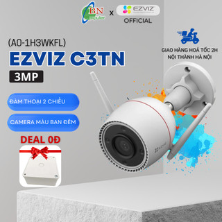 Camera Ezviz wifi ngoài trời C3TN 3.0MP đàm thoại 2 chiều, có màu ban đêm