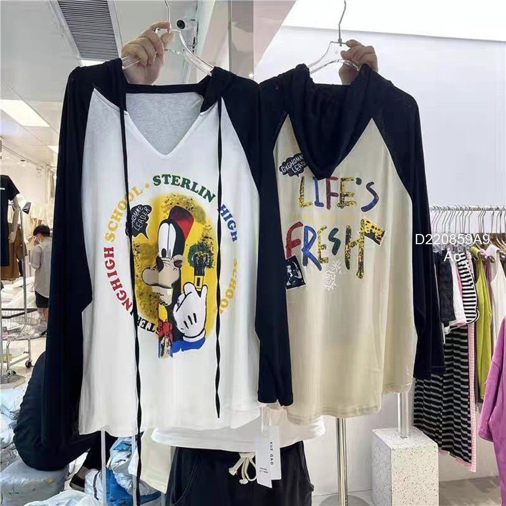 Áo thun giấy cổ tim tay dài hàng đẹp QC! | TOMBI SHOP