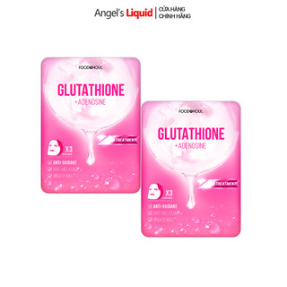 Combo 2 Mặt Nạ Foodaholic Glutathione Dưỡng Trắng Da 23ml