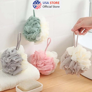 [Tổng Kho Quà] Bông Tắm Tròn Cao Cấp 2 Màu - Tạo Bọt Siêu Mềm - Kì Cọ Gét Tẩy Da Chết