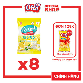 CHUẨN NHẬT BẢN Combo 8 Gói Kẹo Chanh Muối DrCool 110g | Đồ ăn vặt